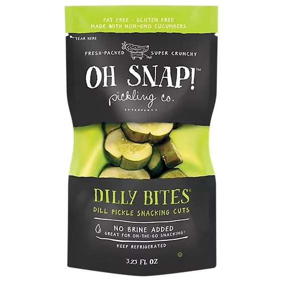 Oh Snap Dilly Pickle Bites Snacking Cuts