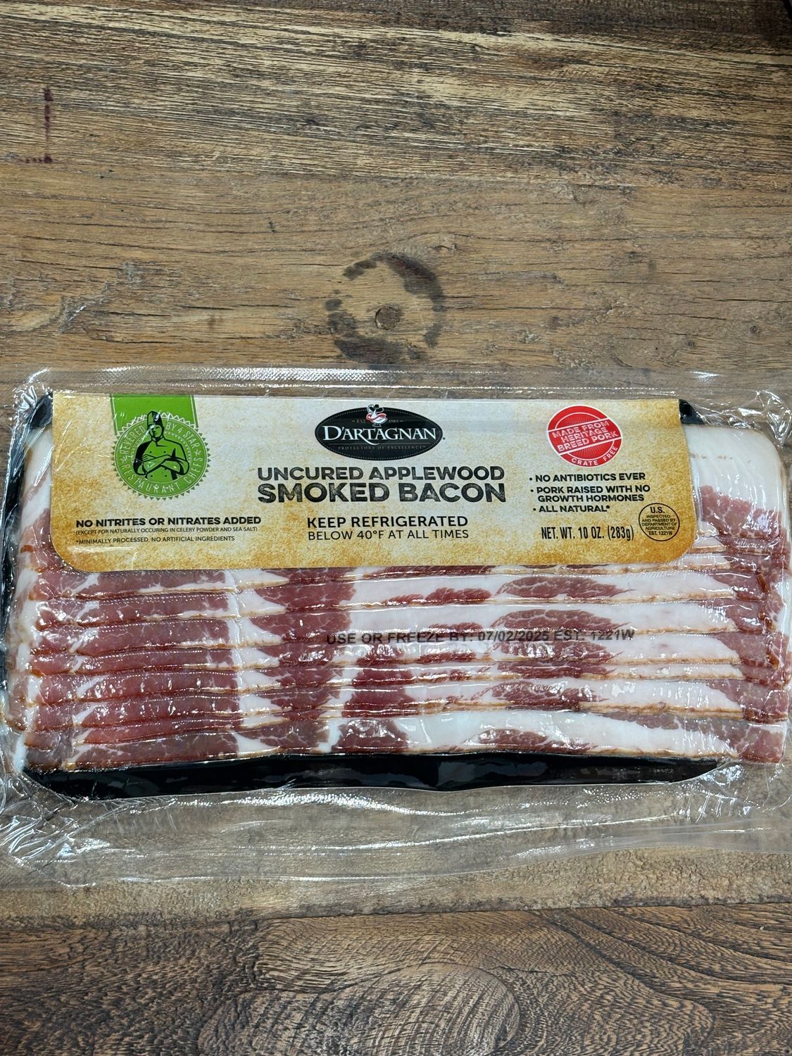 Dartagnan Applewood Smoked Bacon
