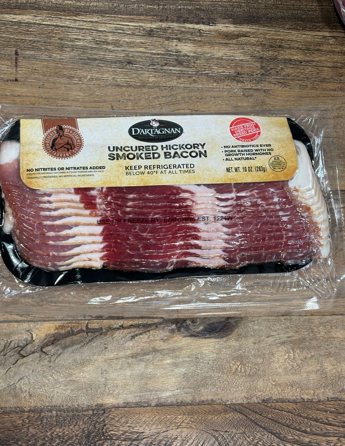 Dartagnan Uncured Hickory Smoked Bacon