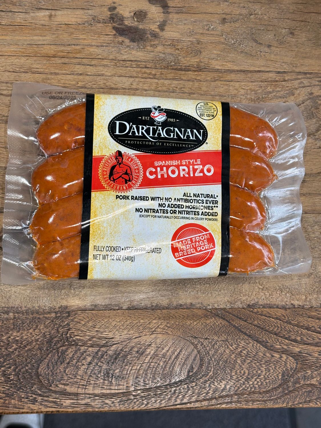 Dartagnan Spanish Style Chorizo
