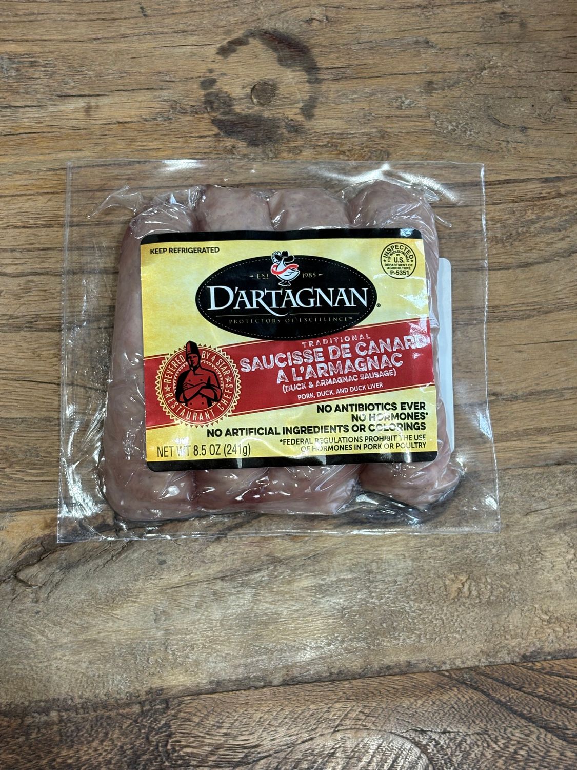 Dartagnan Duck Sausage