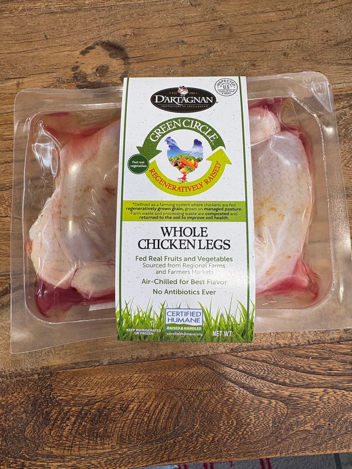 Green Circle Whole Chicken Legs