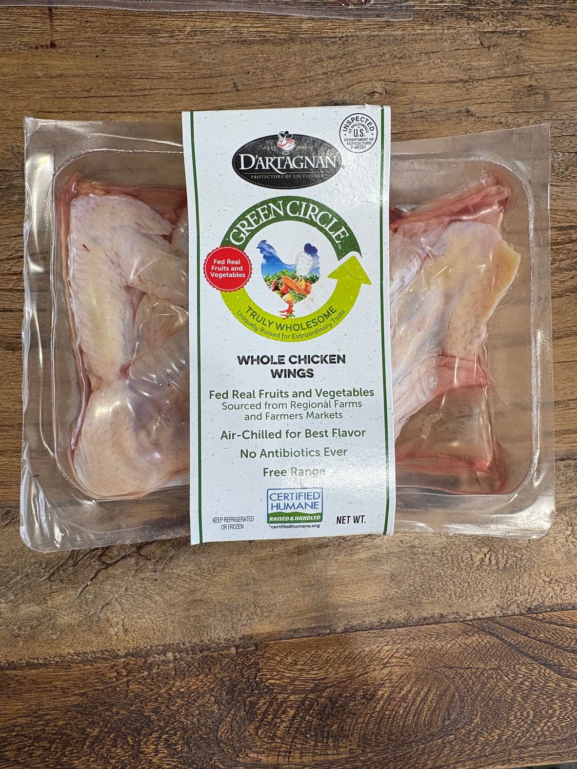 Green Circle Whole Chicken Wings
