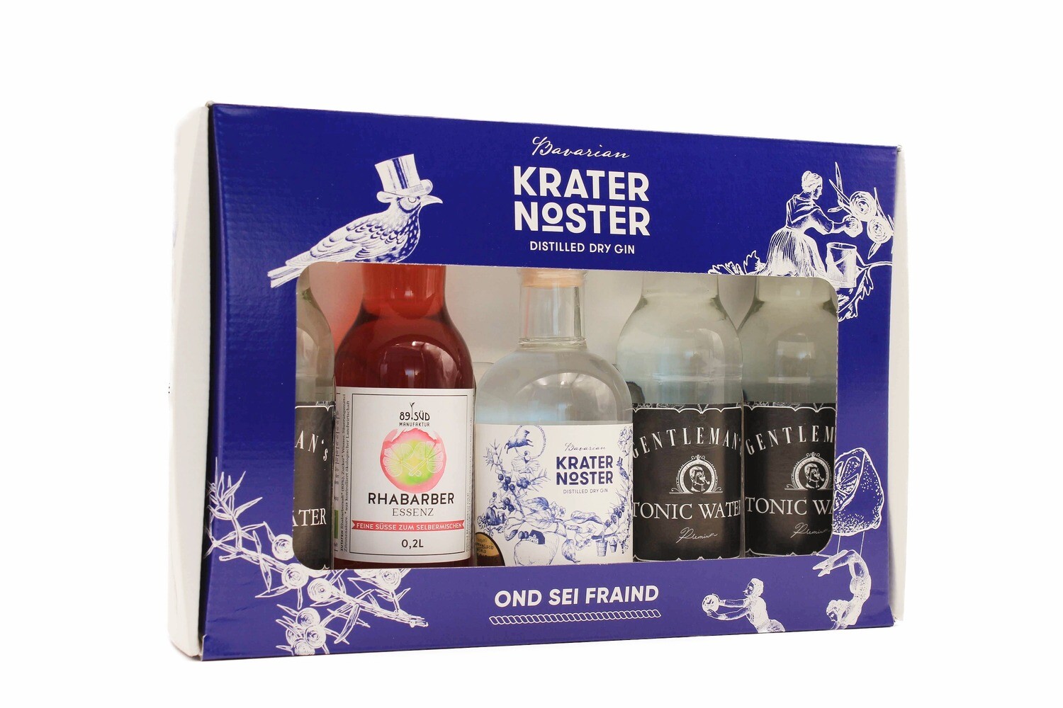 Krater Noster - Rhubarb-Gin-Tonic Set * limitierte Edition * 
The Trinity of Taste