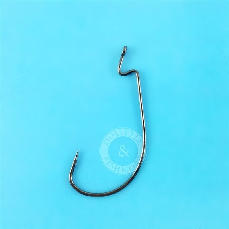 VMC FastGrip Wide Gap Worm Hook 7311 - Black Nickel - Size 4/0 - 50 Pack