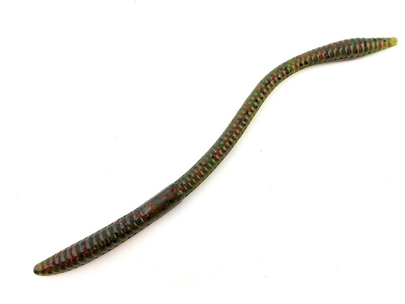 Details about   6" Watermelon Seed Red Flake Finesse Worms 50 Pack 
