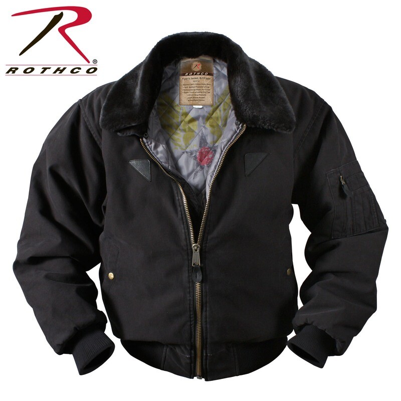 BLACK VINTAGE B-15A BOMBER JACKET BLACK VINTAGE B-15A BOMBER JACKET