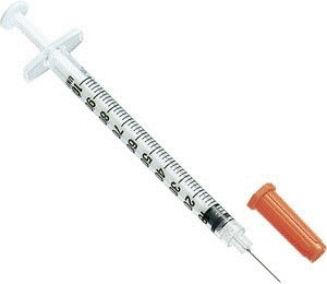 1cc Insulin Syringe Kit - Quantity 10