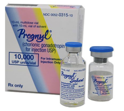 Pregnyl (hCG) 10mL Vial - INJECTION KIT INCLUDED - 5 Week Supply