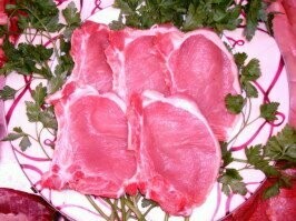 CHULETAS DE LOMO DE CERDO