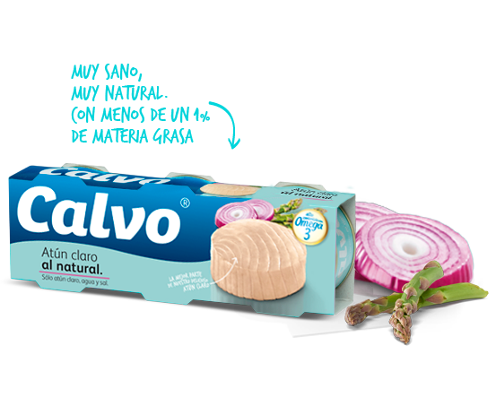 ATÚN CLARO CALVO AL NATURAL PACK 3L.