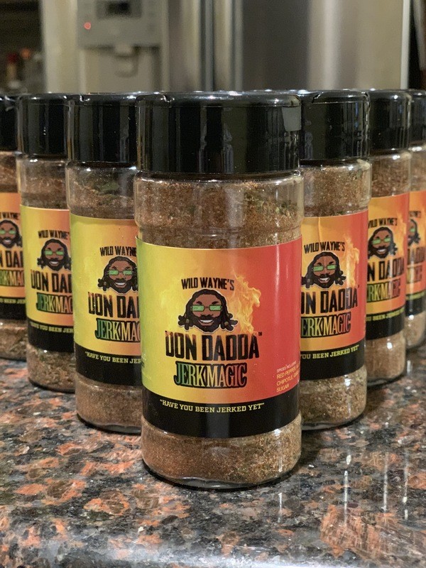 3 PACK - Wild Wayne Don Dadda Jerk Magic Rub - 4 oz bottle