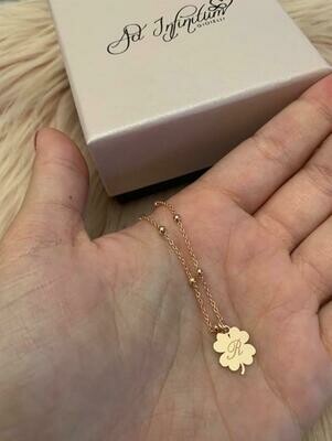 ​Collana con quadrifoglio personalizzato