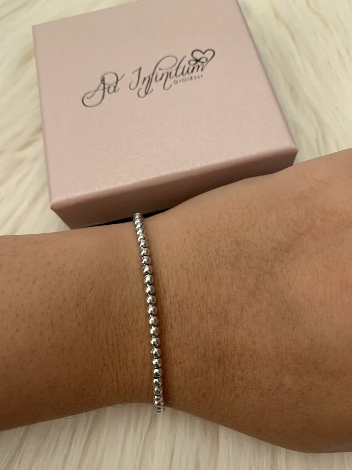 Bracciale palline 3mm