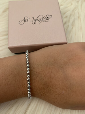 Bracciale palline 4mm