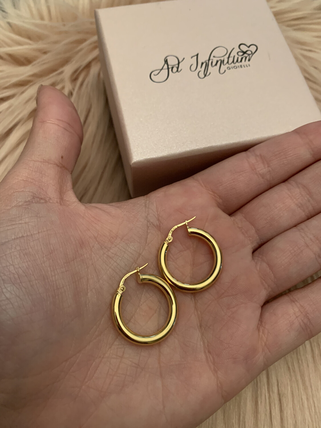 Orecchini canna piccola 1.5 cm