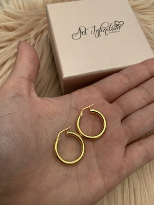 Orecchini canna piccola 1.5 cm