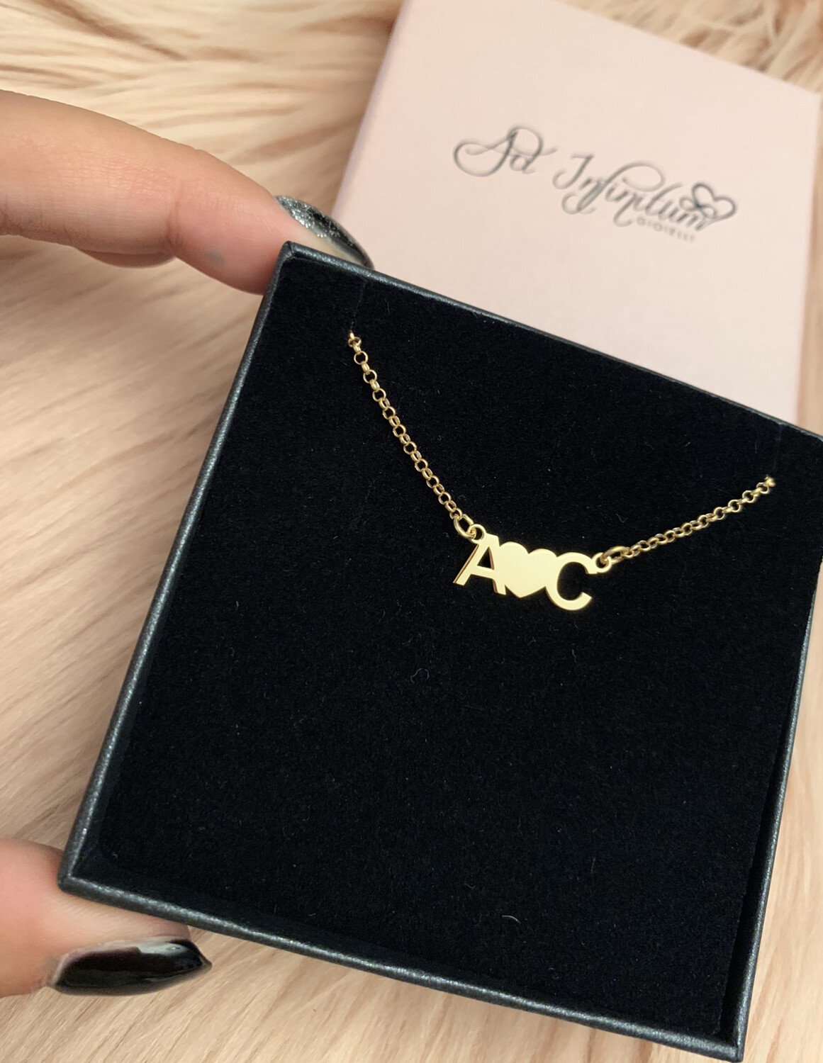 Collana Iniziale Cuore Iniziale