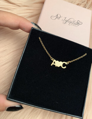 Collana Iniziale Cuore Iniziale