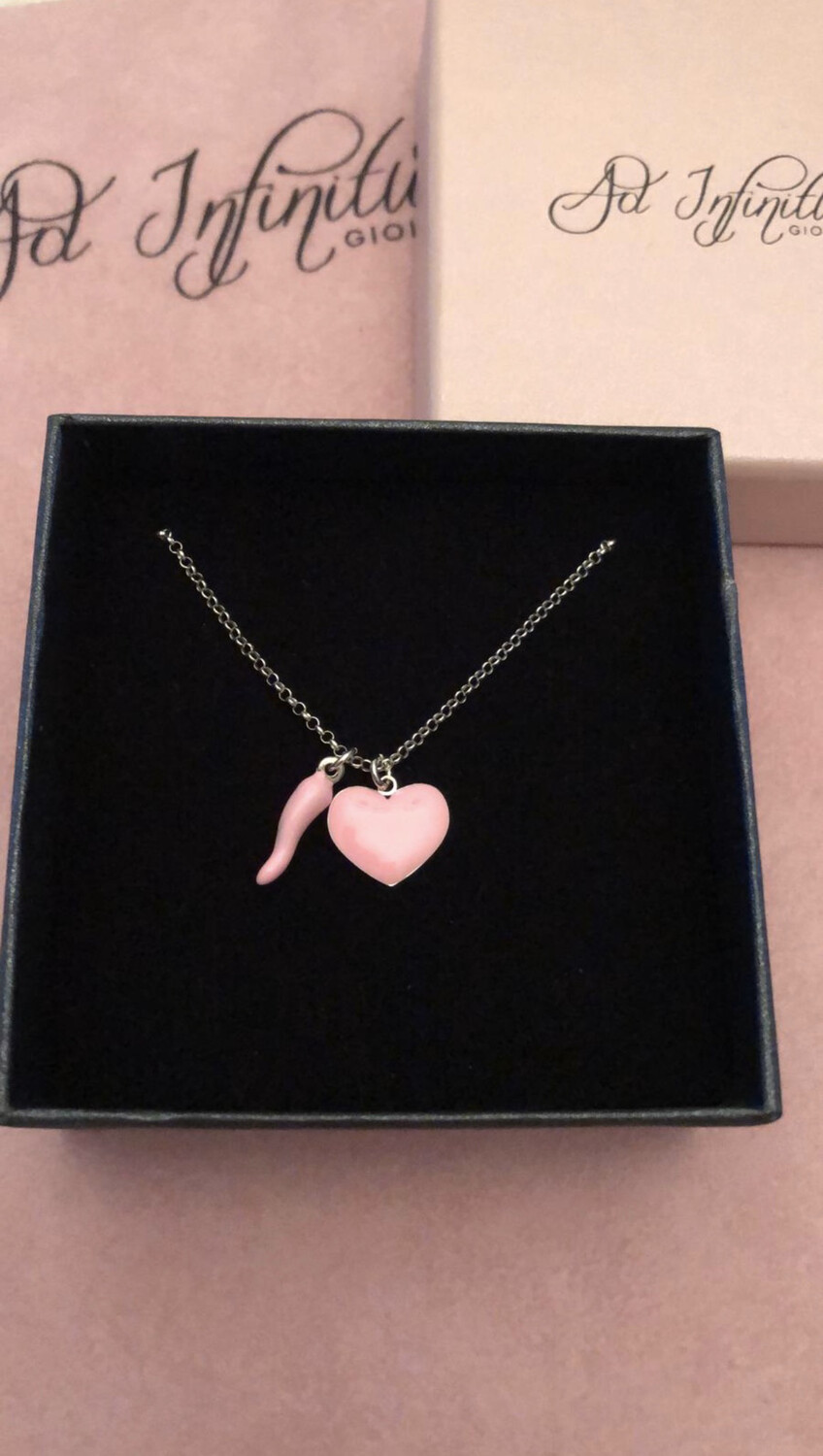 Collana Cuore E Corno (Modello LARA)