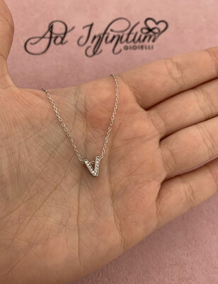Collana Microiniziale Con Zirconi
