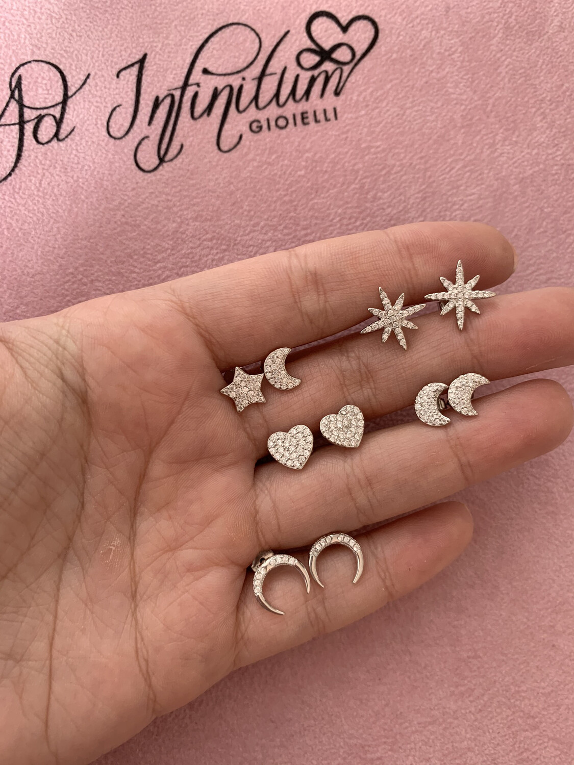 Orecchini Lobo Zirconi Orecchini Lobo Zirconi