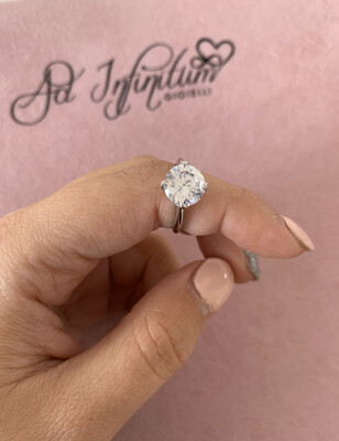 Anello Solitario Maxi