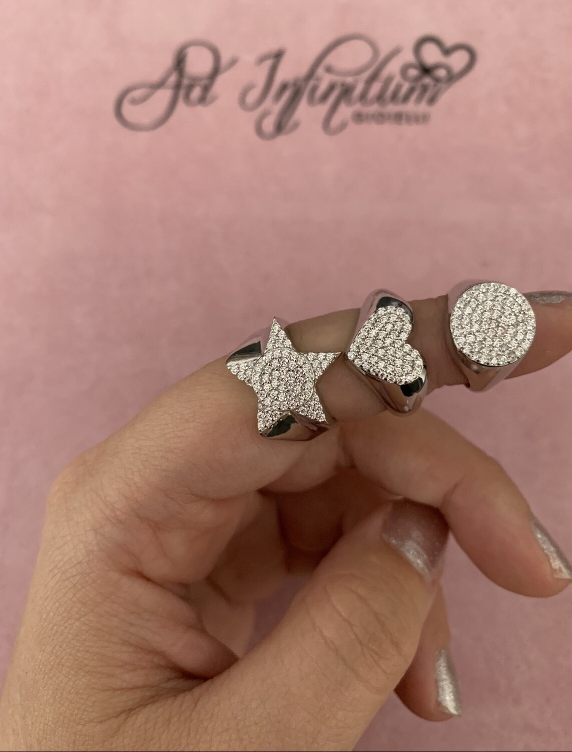 Anello Chevalier Zirconi