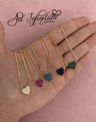 Collana Cuore Choker Zirconi LIMITED EDITION