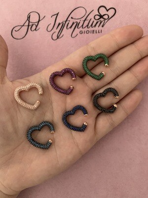 Earcuff Cuore Zirconi