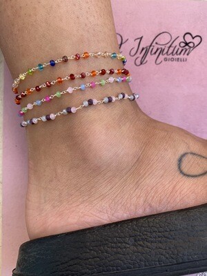 Cavigliera Pietre Colorate