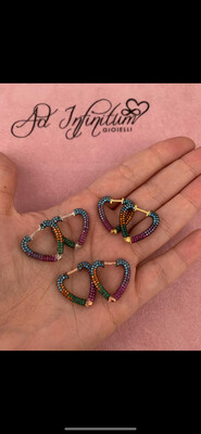 Orecchini Cuore RAINBOW LIMITED EDITION