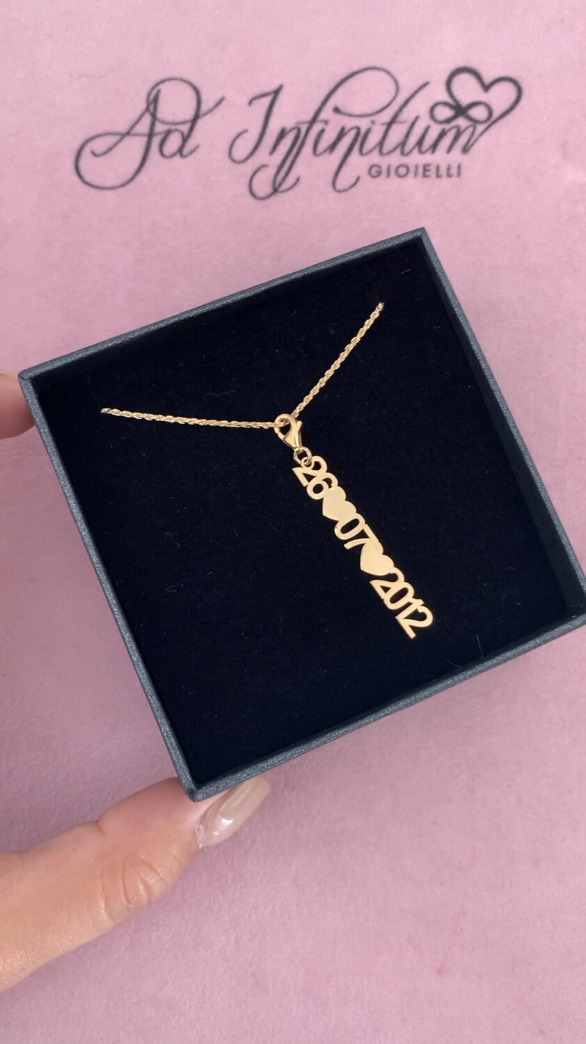 Collana Data Nascita Luxury