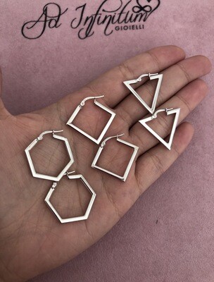 Orecchini Forme Geometriche