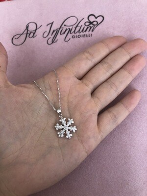 Collana Fiocco Di Neve