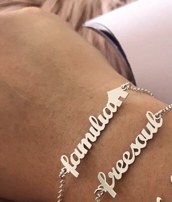 Bracciale nome classico