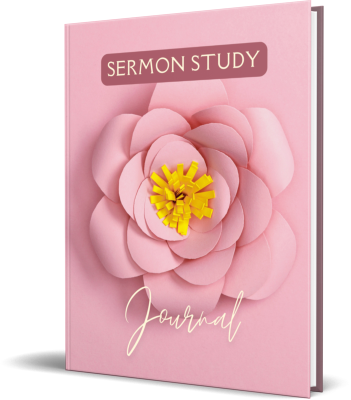 Paperback Sermon Study Journal