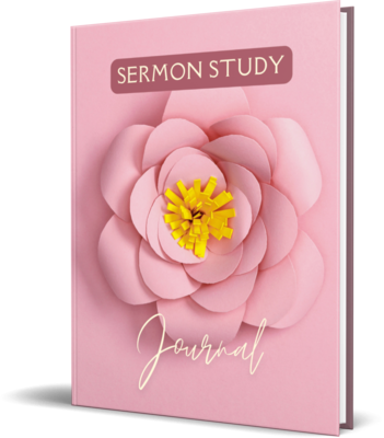 Paperback Sermon Study Journal