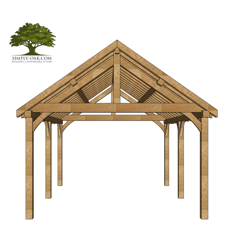 Belvedere 4m x 6m - 150mm posts