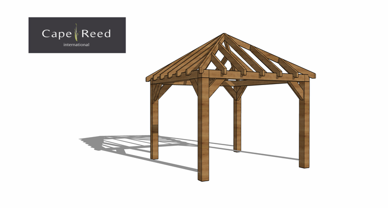Gazebo 3m x 3m - 165mm posts