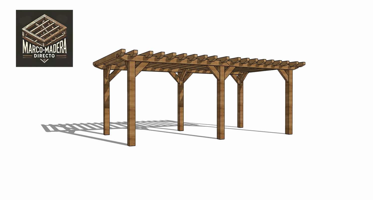 Pergola 3m x 6m - 160mm posts