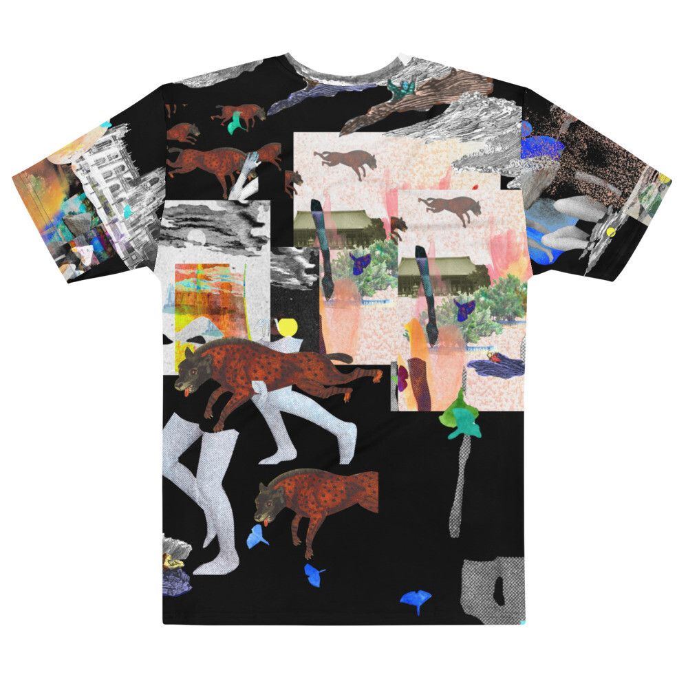 &#39;That Long Moonless Chase&#39; All-Over Print T-shirts / Black