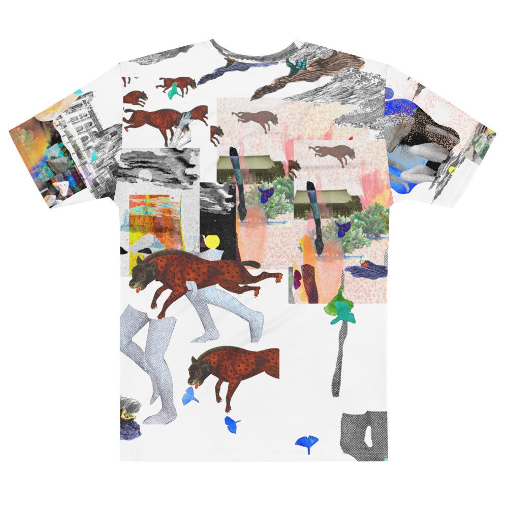 &#39;That Long Moonless Chase&#39; All-Over Print T-shirts / White