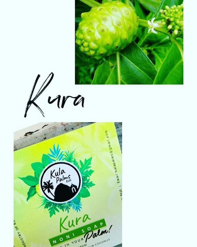 Kura (Noni) - Mega Soap Bar - Infused with Coconut Oil