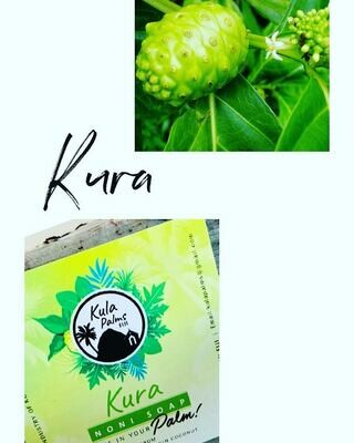 Kura (Noni) - Mega Soap Bar - Infused with Coconut Oil