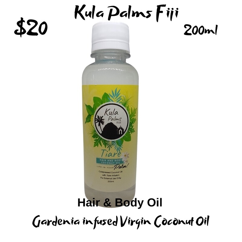 Tiare Oil (Gardenia) 200ml - Hair &amp; Body Fragrant Oil
