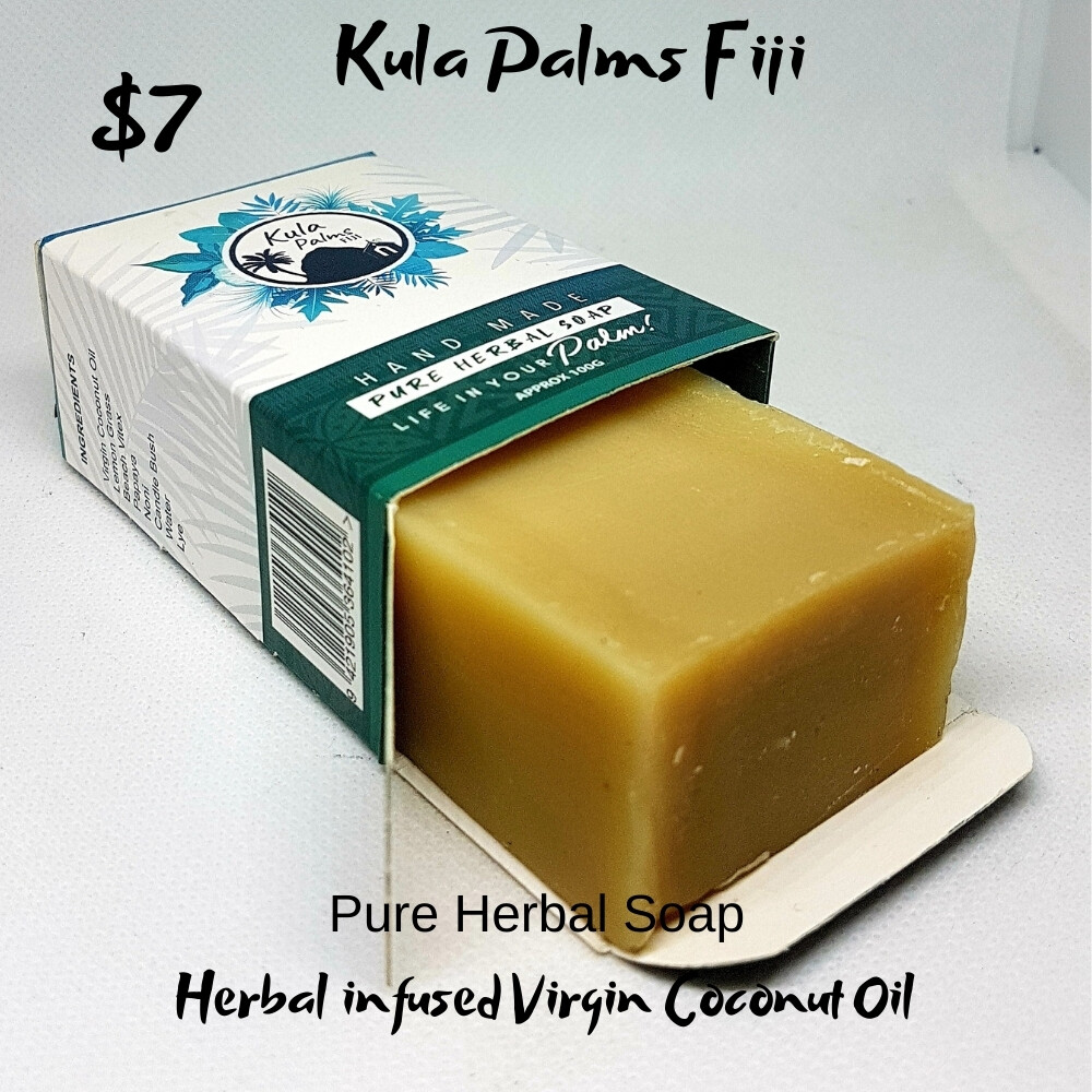 Pure Herbal Soap - Infused with Coconut Oil - Organic Skincare