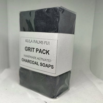 Grit Pack - 4 x Bars Charcoal Soap
