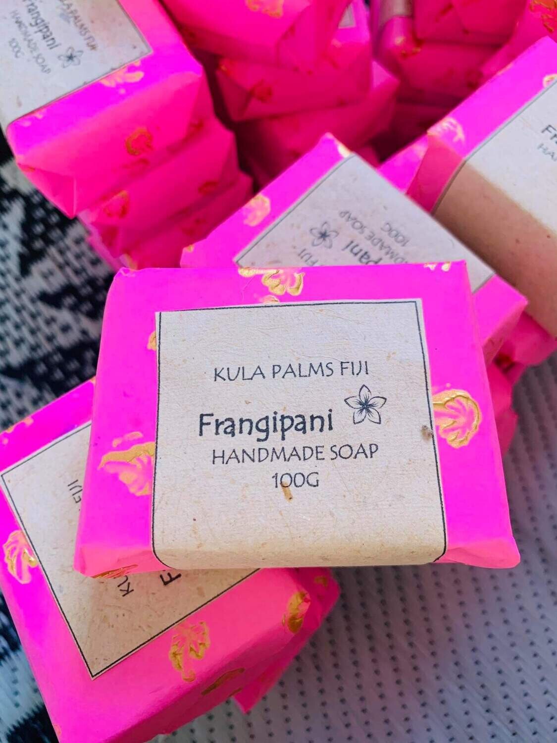 Frangipani Soap Bar - Coconut Scented Soap
