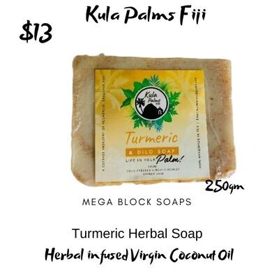 Tumeric & Dilo Soap Bar - Infused with Coconut Oil - Organic Skincare